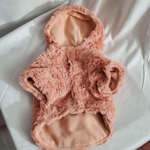 Coco Lane Couture | Small Dog Faux Fur Coat with Hood - Picture 2 of 6